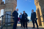 Graham Stuart MP with Cllr Lyn Healing, Cllr Sean McMaster and David Elvidge