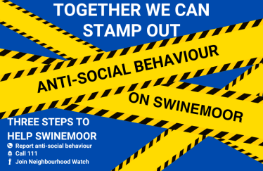 Together we can stamp out anti-social behaviour on Swinemoor