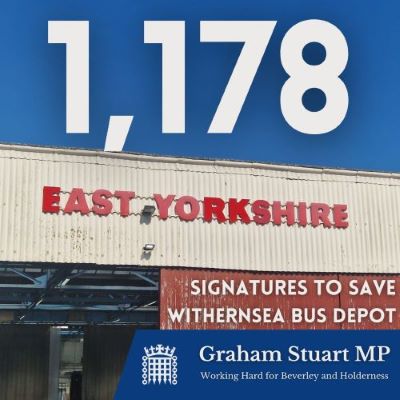 1178 signatures to save Withernsea Bus Depot