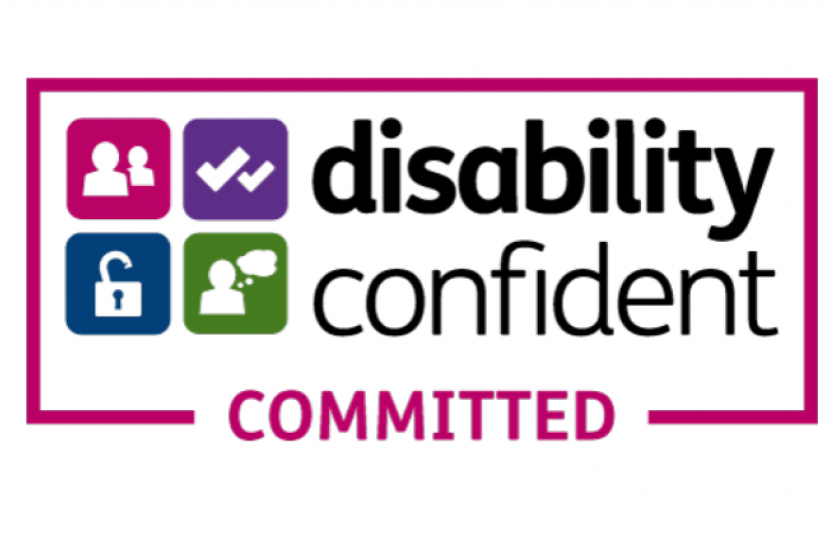 Disability Confident Committed  logo