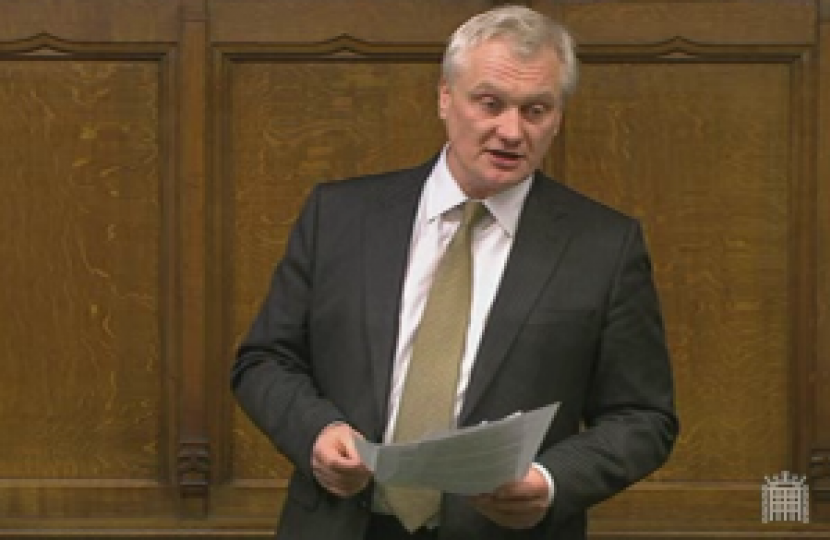 Graham speaking in the Chamber