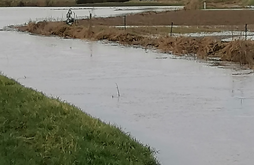 Flooding at Lakes Farm, Scorborough 