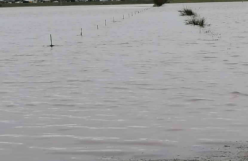 Flooding at Lakes Farm, Scorborough 