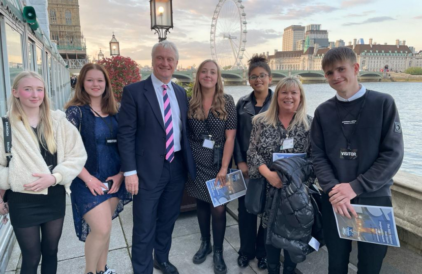Graham Stuart Welcomes Cherry Tree Youth Club to the Houses of Parliament for National Awards Ceremony