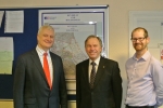 Graham with Dr Milner and Nick Middleton of SMILE