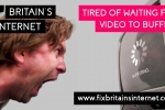 Fix Britain's Internet Graphic - Man yelling at buffering television