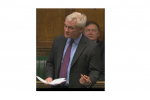 Graham debating in the House of Commons