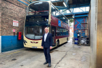 Graham Stuart MP at Withernsea Bus Depot
