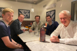 Mark Kerman, Cllr Sean McMaster, Harry Bulmer, Peter Stevens and Graham Stuart MP at Pizza Express 14th July 2023