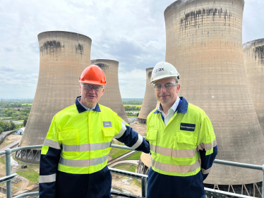 Graham Stuart Visits Drax Power Station